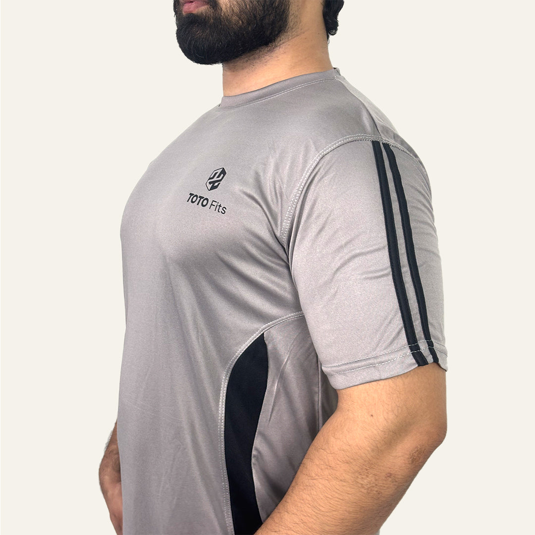 Azadi Edition Toto Fits Grey V-Stripe Tracksuit – | Up to 50% OFF